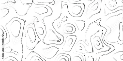 White background with abstract topographic contour lines in grayscale and white, showcasing organic shapes and varying line weights, creating a detailed and visually appealing map-like texture for