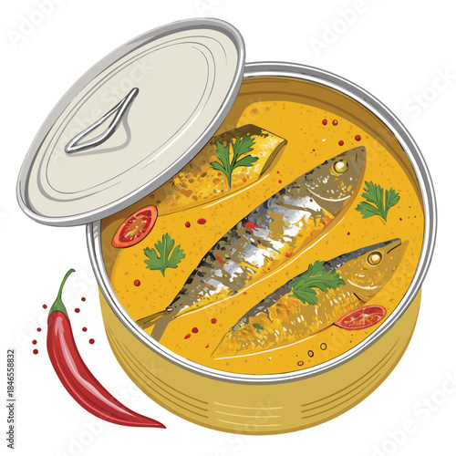 Realistic    Canned Mackerel C