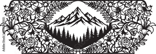 Elegant Floral Vector Clipart Bundle | Vintage Flowers, Botanical Wreaths & Decorative Elements