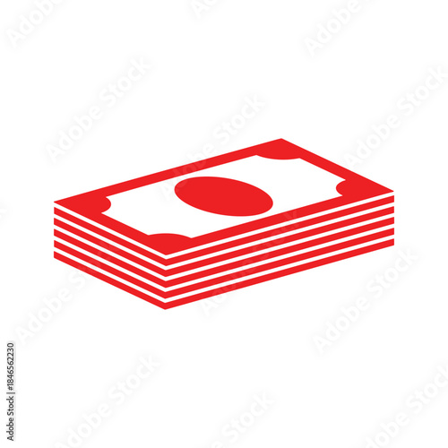 Stack of Japanese Yen Banknotes