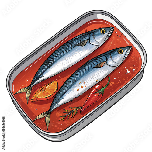 Realistic    Canned Mackerel F