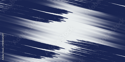 Abstract halftone wave dots background. Futuristic twisted grunge pattern, dots, circles. Vector modern optical pop art texture for posters, business cards and etc