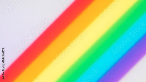 Stunning diagonal rainbow gradient abstract background offers vibrant, soft focus colors perfect for pride or joy concepts