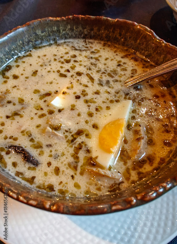 Wallpaper Mural Zurek - Polish Sour Rye Soup, served in a small restaurant Torontodigital.ca