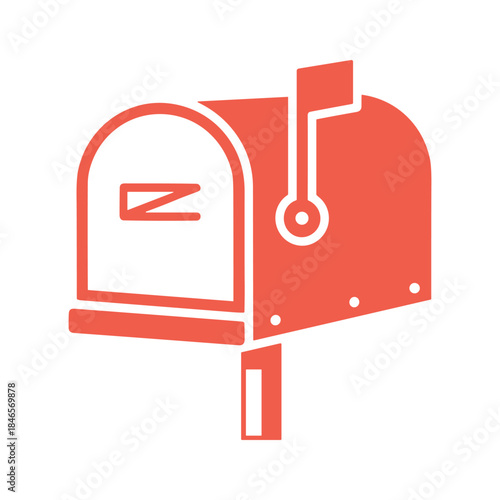 Red Mailbox Icon
