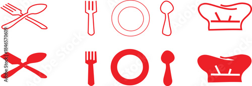 chef icon related to dining and food service. vector illustration 