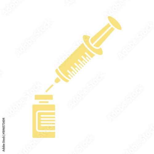 Vaccine Vial icon desigbn