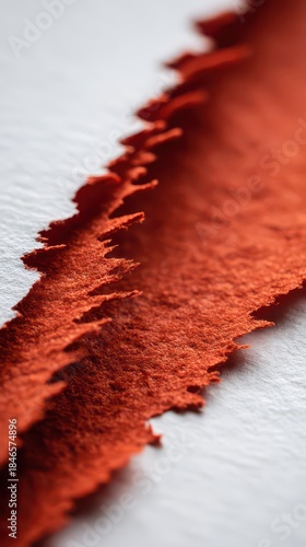 Close Up Abstract Texture of Sparkling Orange Glittered Fabric with Jagged Edges and Soft Lighting