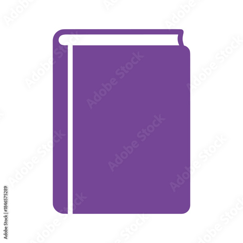 Purple book icon