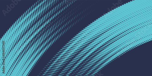 Abstract blue banner design vector, dynamic sporty horizontal background template for media promotion or web banner