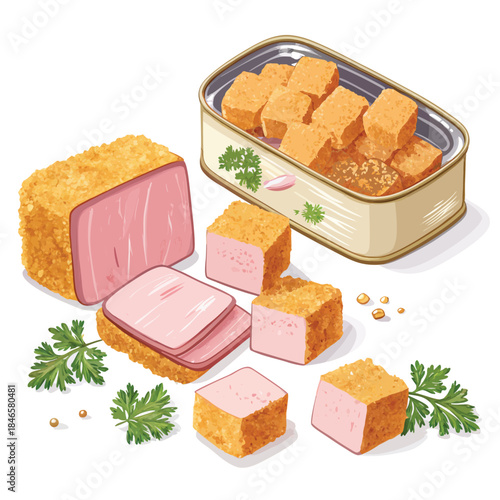 Realistic    Canned Pork Lunch