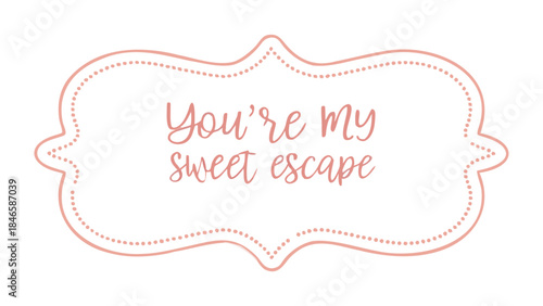 Delicate floral frame with pastel roses and lilacs in soft colors for sweet escape themed designs and decorations