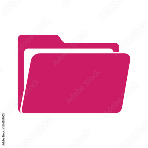 Two pink folders icon