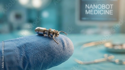 Wallpaper Mural Revolutionary nanobot medicine in surgical innovation operating room medical technology clinical environment close-up perspective Torontodigital.ca