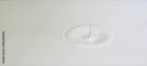 Wallpaper Mural Slow-motion milk drop creates a perfect crown splash Torontodigital.ca