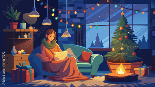 santa claus in the window