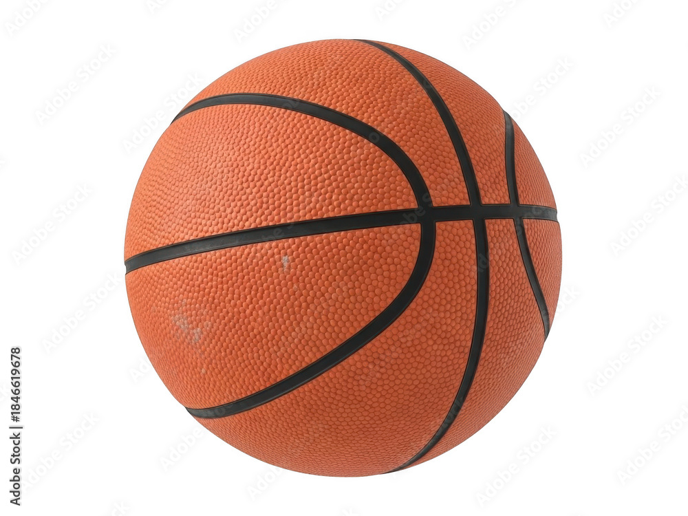 Fototapeta premium Basketball isolated on transparent background