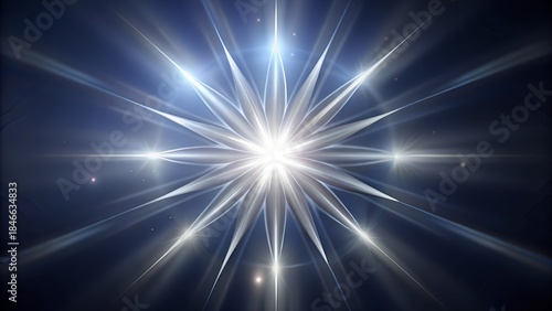 blue star burst