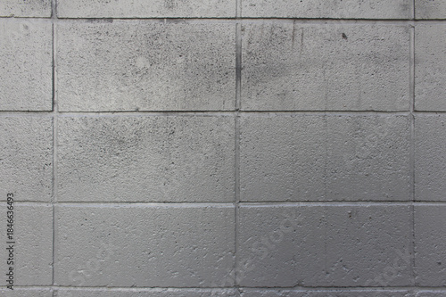 Wallpaper Mural Gray square concrete wall background. Cement wall texture. Torontodigital.ca