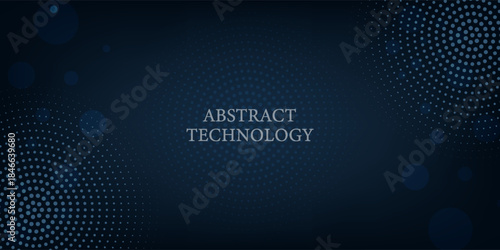 Cryptocurrency fintech network blockchain and programming concept. Technology HUD Element. Connecting dots and lines. digital background with particles.