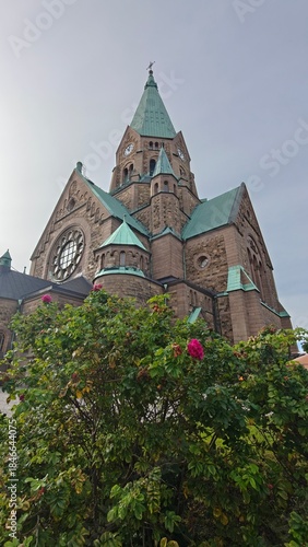 The beautiful Sofia Kyrkan church in Stockholm, Sweden