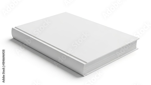 white book isolated on white