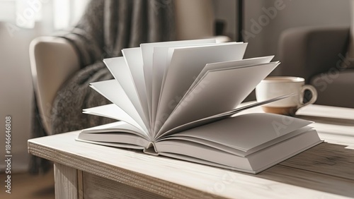 books on a table