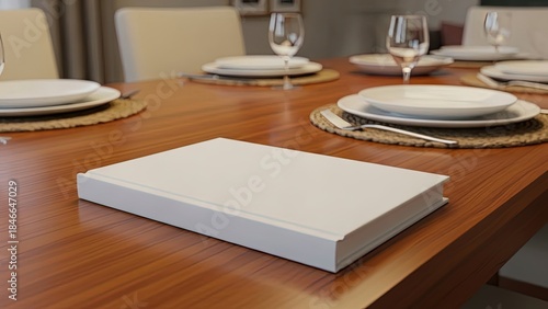 table setting at restaurant