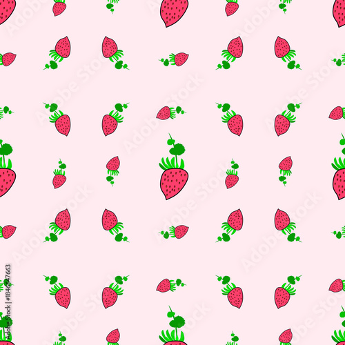 Sweet Strawberry Delight Pattern