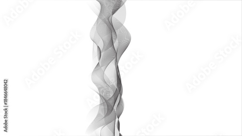 abstract smoke on white background