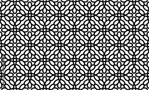 Seamless Arabic pattern background. Arabian style Islamic ornamental Vector illustration.	