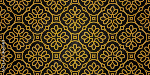 Seamless Arabic pattern background. Arabian style Islamic ornamental Vector illustration.	