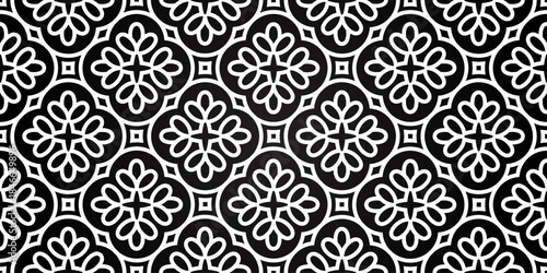 Seamless Arabic pattern background. Arabian style Islamic ornamental Vector illustration.	