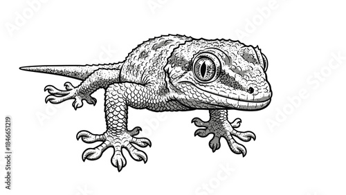 Abstract Digital Art Illustration of a Colorful Animal Texture