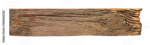 Old wooden sign board background. plank wood isolated for design art work or add text message. 