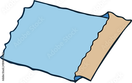 Torn Paper Edge Ripped Sheet Transparent Background