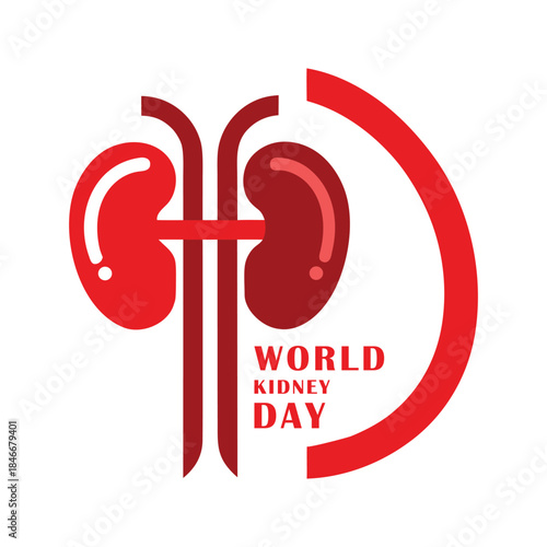 World Kidney Day Vector Design