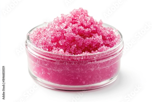 Lip exfolkiate isolated on white background 