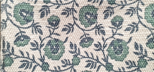 Floral fabric texture. Floral pattern wallpaper, floral background, fabric print. Interior design, home decor.