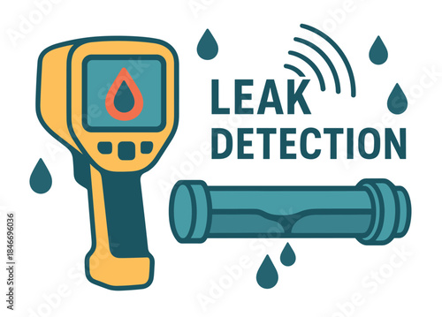 Infrared leak detection tool for pipe maintenance and water conservation