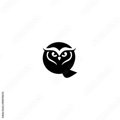 Regal noble owl head forming ...