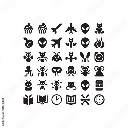 set of abstract vector icons .vector eps 10