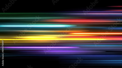 Neon line motion abstract light colorful glow speed streak energy futuristic Neon line motion abstract light colorful glow speed streak energy
