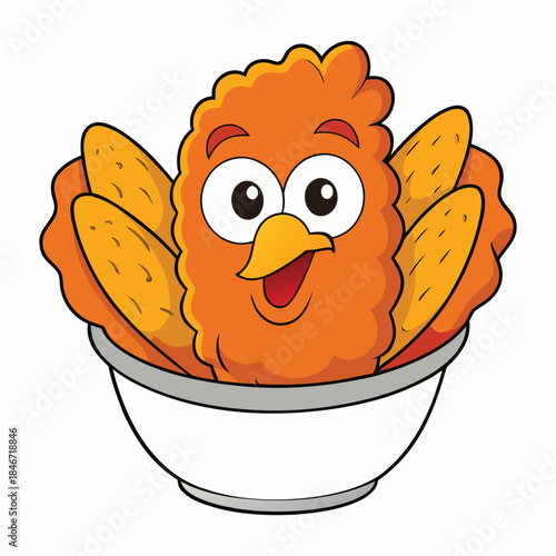 Golden, crispy chicken tenders made from juicy white meat, seasoned to perfection and fried until crunchy outside and tender inside, perfect for dipping and sharing.
