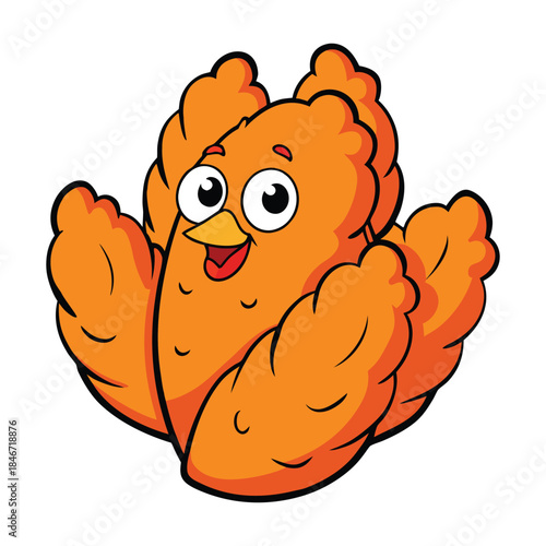 Golden, crispy chicken tenders made from juicy white meat, seasoned to perfection and fried until crunchy outside and tender inside, perfect for dipping and sharing.
