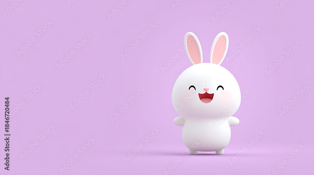 Obraz premium cartoon rabbit