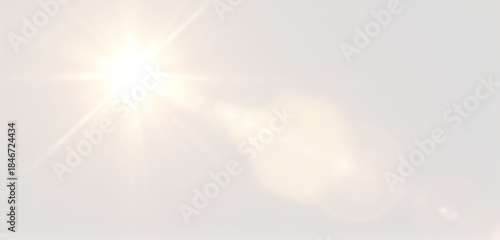 Bright sunlight PNG with shimmering star shine, soft space flare, and luminous flash. This PNG sparkle works well for vector light effects and cosmic-style scenes, delivering a vivid, 