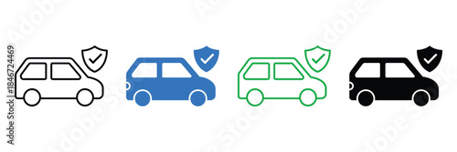 Protected vehicles with shields and checks