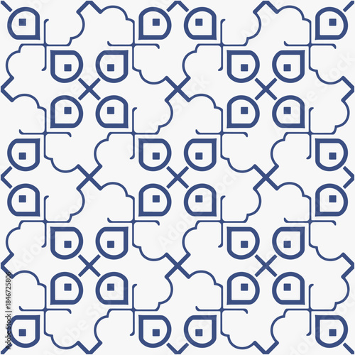 Seamless pattern trend design on a crisp white background.