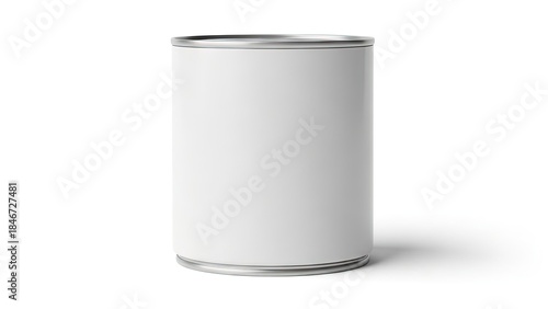 aluminum can isolated on white background